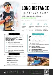 Cover of the Long Distance Triathlon Camp programme